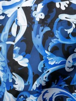 Versace chemise en soie à imprimé Baroccoflage