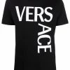 Versace t-shirt ajusté à logo imprimé