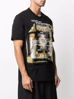 Versace t-shirt à patch Baroque