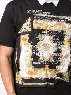 Versace t-shirt à patch Baroque