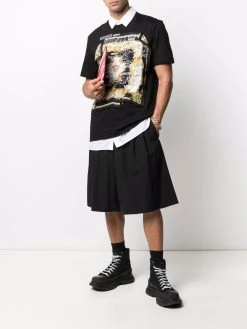 Versace t-shirt à patch Baroque