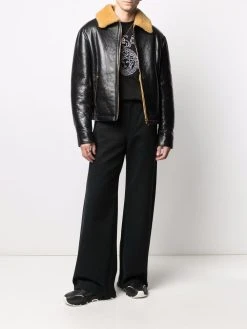 Versace t-shirt à logo brodé