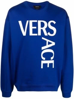Versace sweat à logo imprimé