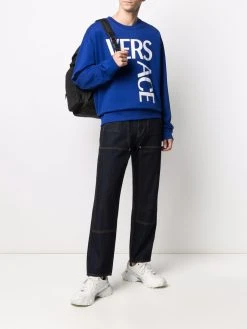 Versace sweat à logo imprimé