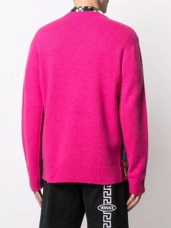 Versace pull à bords Greca