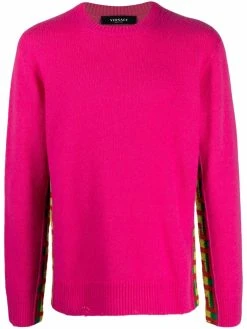 Versace pull à bords Greca