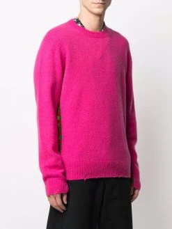 Versace pull à bords Greca