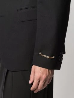 Versace blazer à simple boutonnage