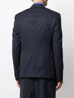 Versace veste en laine à simple boutonnage