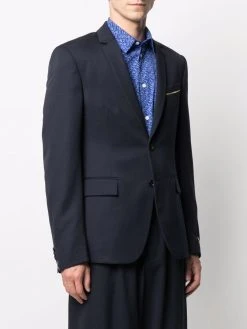 Versace veste en laine à simple boutonnage