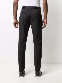 Versace pantalon à taille contrastante