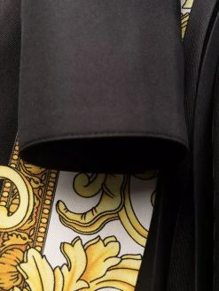 Versace robe imprimée à manches longues