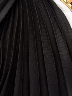 Versace robe imprimée à manches longues