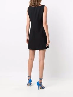 Versace robe courte Medusa drapée