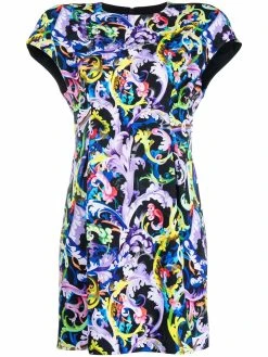 Versace minijupe à imprimé Baroccoflage