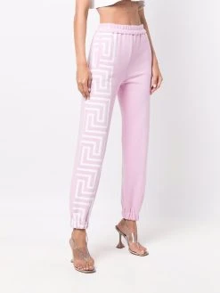 Versace pantalon de jogging à logo