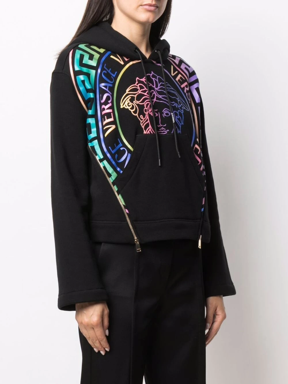 Versace Hoodie à logo Medusa imprimé Prix Malin hoodies femme 5 Versace hoodie à logo Medusa imprimé