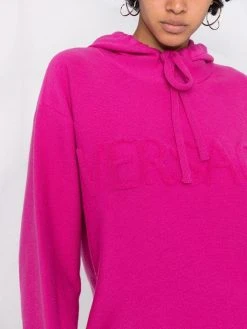 Versace Hoodie à logo texturé Discount En Ligne hoodies femme 10 Versace hoodie à logo texturé