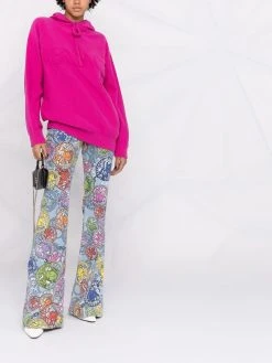 Versace hoodie à logo texturé