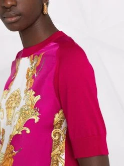 Versace t-shirt à imprimé baroque
