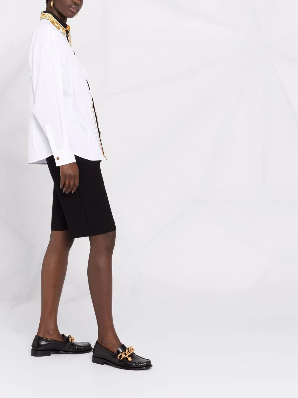 Versace Qualité garantie 100% Chemise à imprimé Medusa Renaissance chemises femme 8 Versace chemise à imprimé Medusa Renaissance