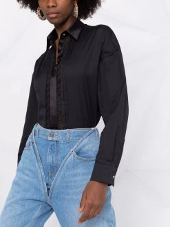 Versace chemise à détails Greca