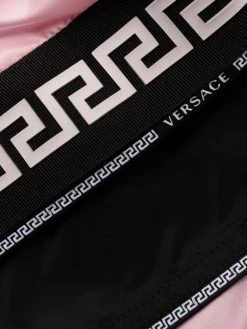 Versace pantalon de jogging à bandes Greca