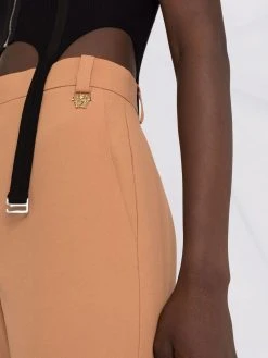 Versace pantalon court à taille mi-haute