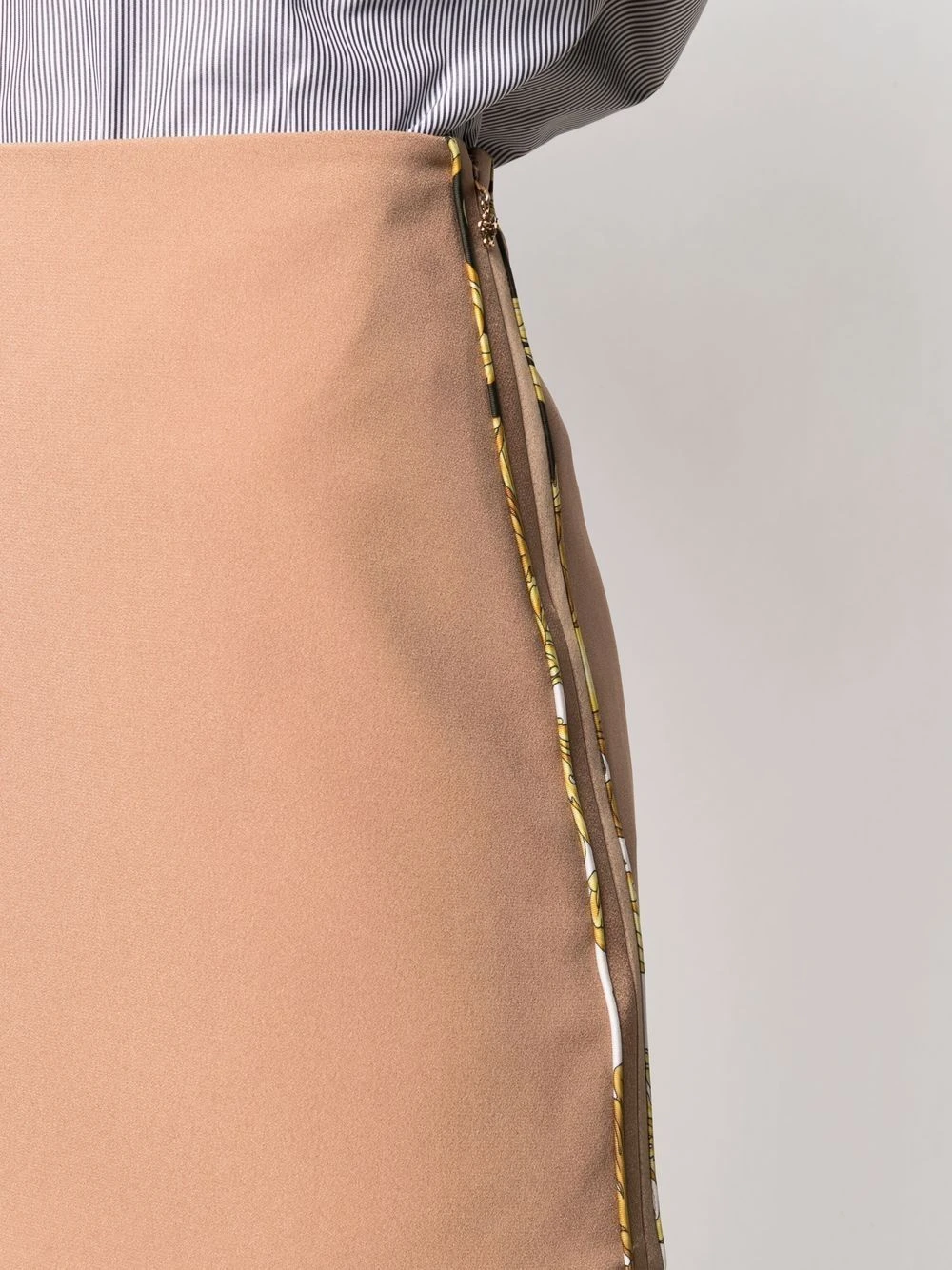 Versace Produit de première qualité Minijupe à liserés en satin jupes trapèze femme 7 Versace minijupe à liserés en satin