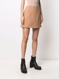 Versace Produit de première qualité Minijupe à liserés en satin jupes trapèze femme 9 Versace minijupe à liserés en satin