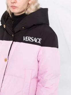 Versace veste matelassée bicolore