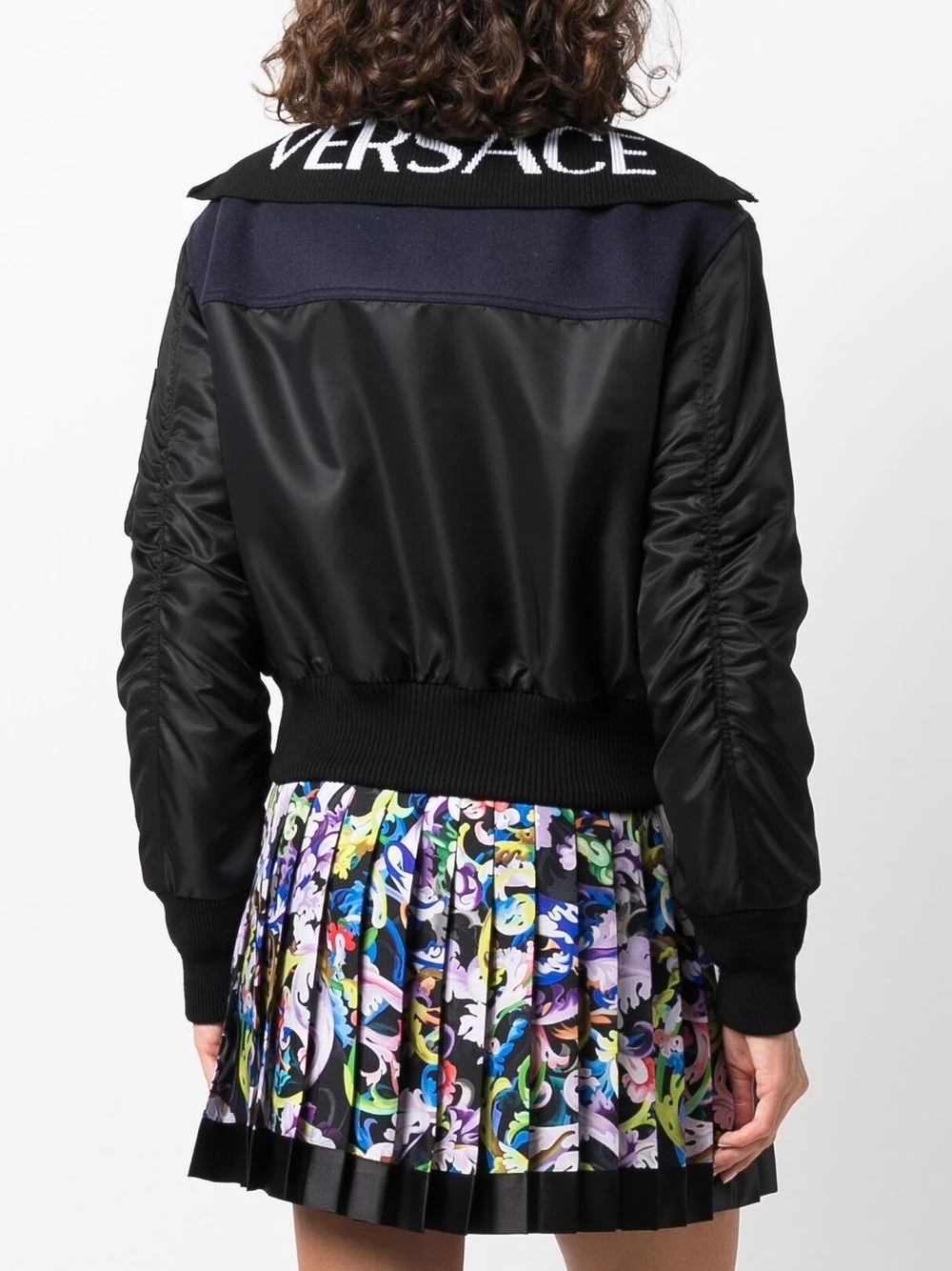Prix Dégriffé Versace Veste bomber crop vestes bomber femme 6 Versace veste bomber crop