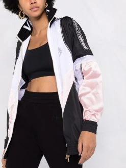 Versace veste légère à bandes Greca