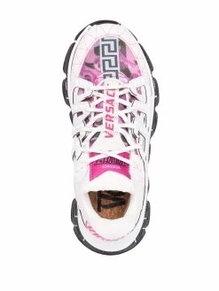 Versace baskets Trigreca à semelle épaisse