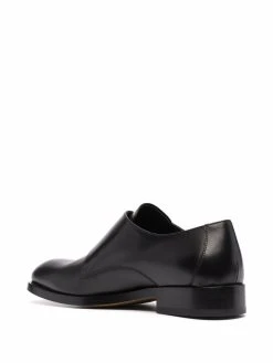 Réduction Versace Chaussures en cuir à double boucles chaussures à boucles homme 8 Versace chaussures en cuir à double boucles