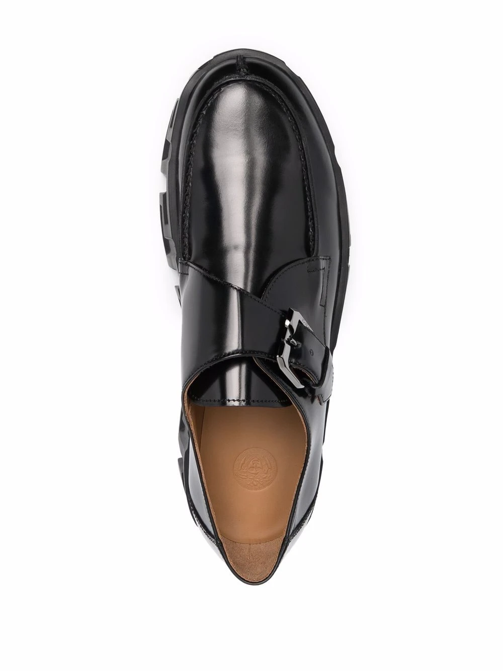 Prix Abordable Versace Mocassins à détail Greca chaussures à boucles homme 6 Versace mocassins à détail Greca