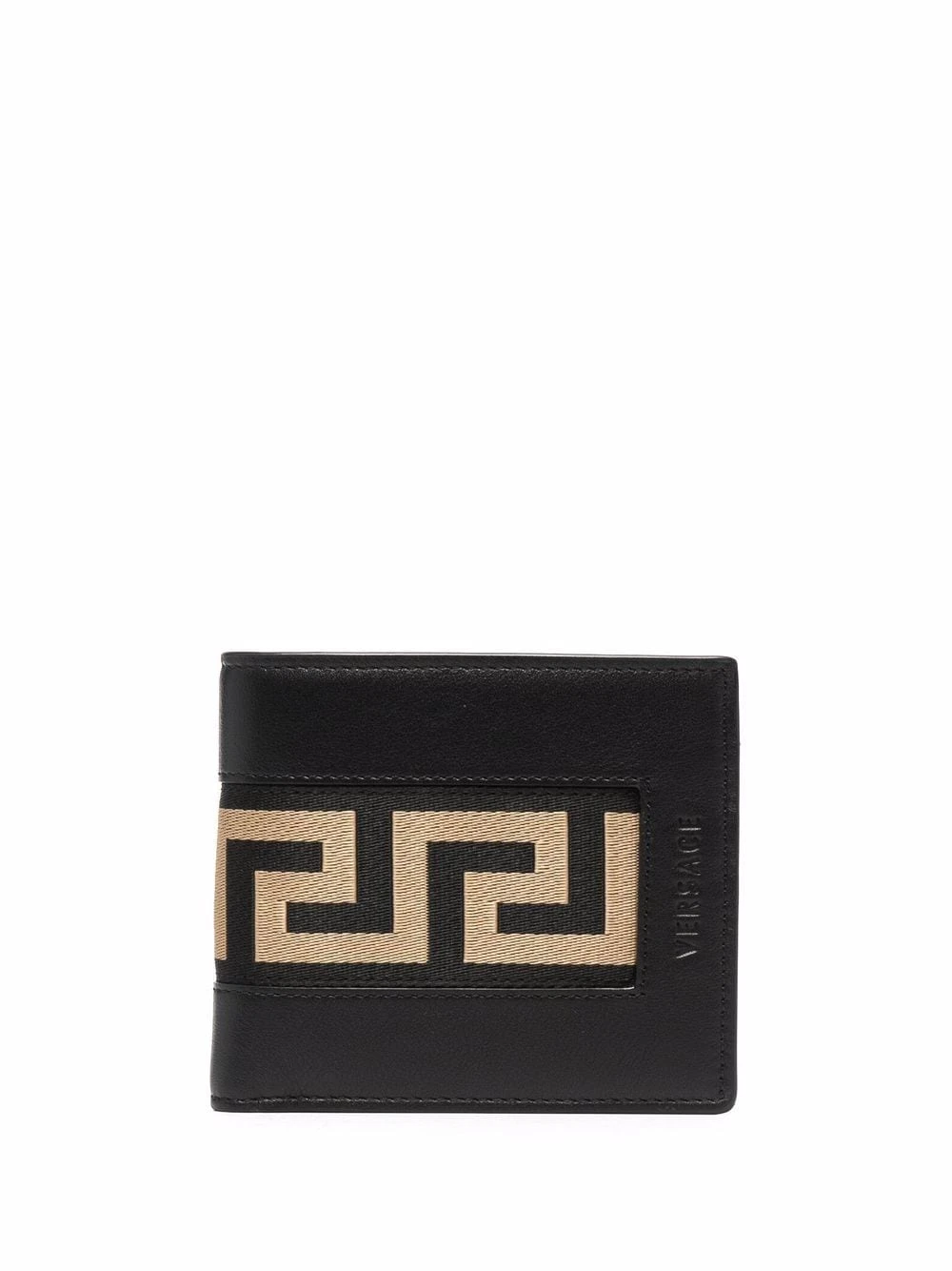 Versace Qualité garantie 100% Portefeuille Greca pliant en cuir portefeuilles & porte-cartes homme 3 Versace portefeuille Greca pliant en cuir