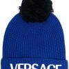 Versace bonnet à logo imprimé