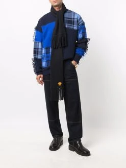 Versace écharpe à motif brodé