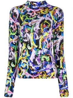 Versace pull à imprimé Baroccoflage