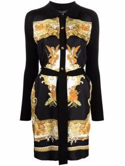 Versace robe à imprimé baroque