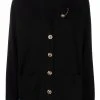 Versace cardigan en maille fine à effet usé