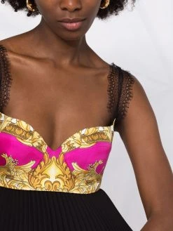 Versace haut Medusa Renaissance plissé