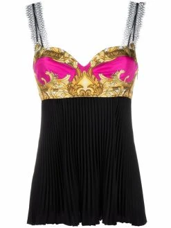 Versace haut Medusa Renaissance plissé