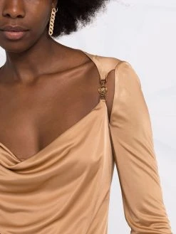 Versace haut drapé à plaque Medusa