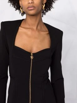 Versace blazer à encolure cœur