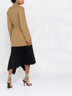 Versace manteau à boutonnière croisée