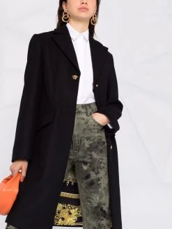 Versace manteau Medusa en laine