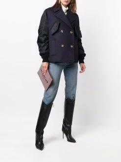 Versace caban à boutonnière croisée