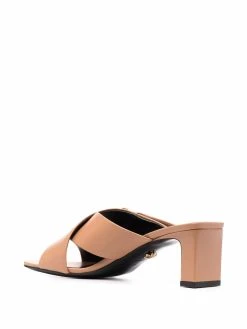 Versace sandales Virtus à brides croisées